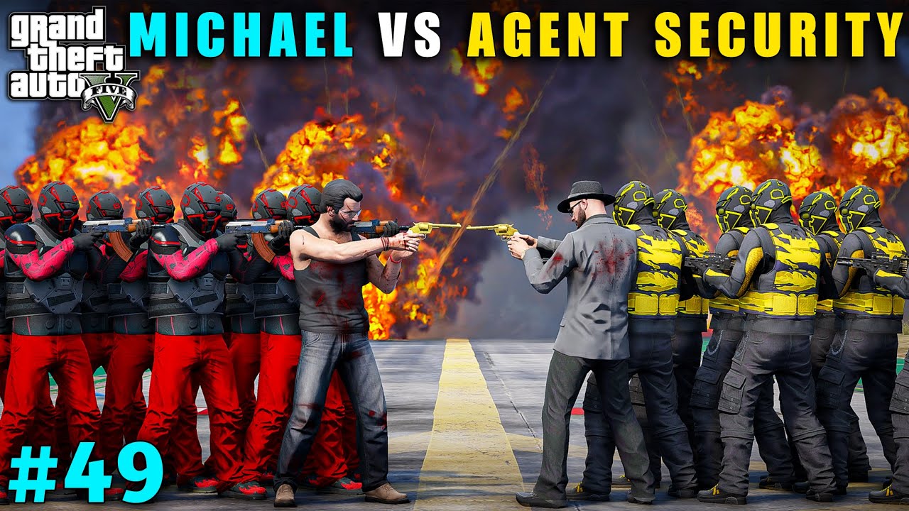 BIGGEST FIGHT WITH REALESTATE AGENT SECURITY | GTA V GAMEPLAY #49