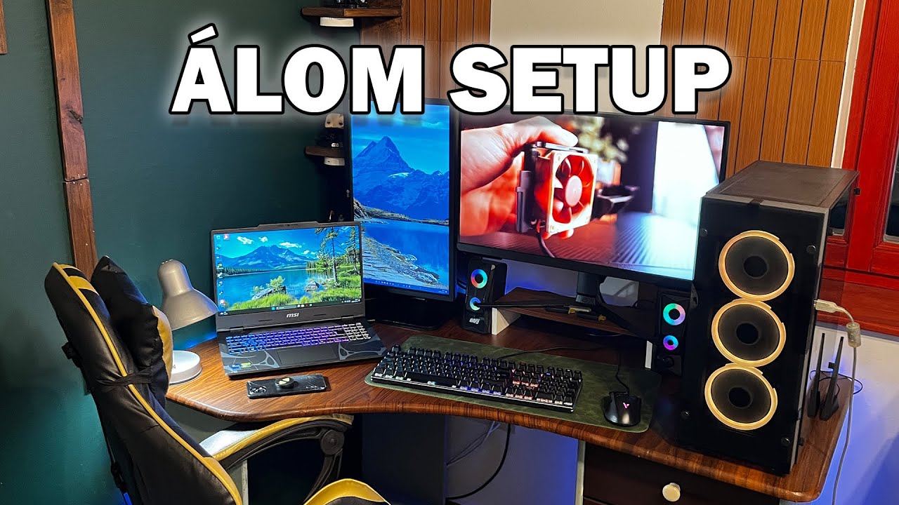 Ilyen lett a BRUTÁLIS GAMER SETUPOM 👀👌