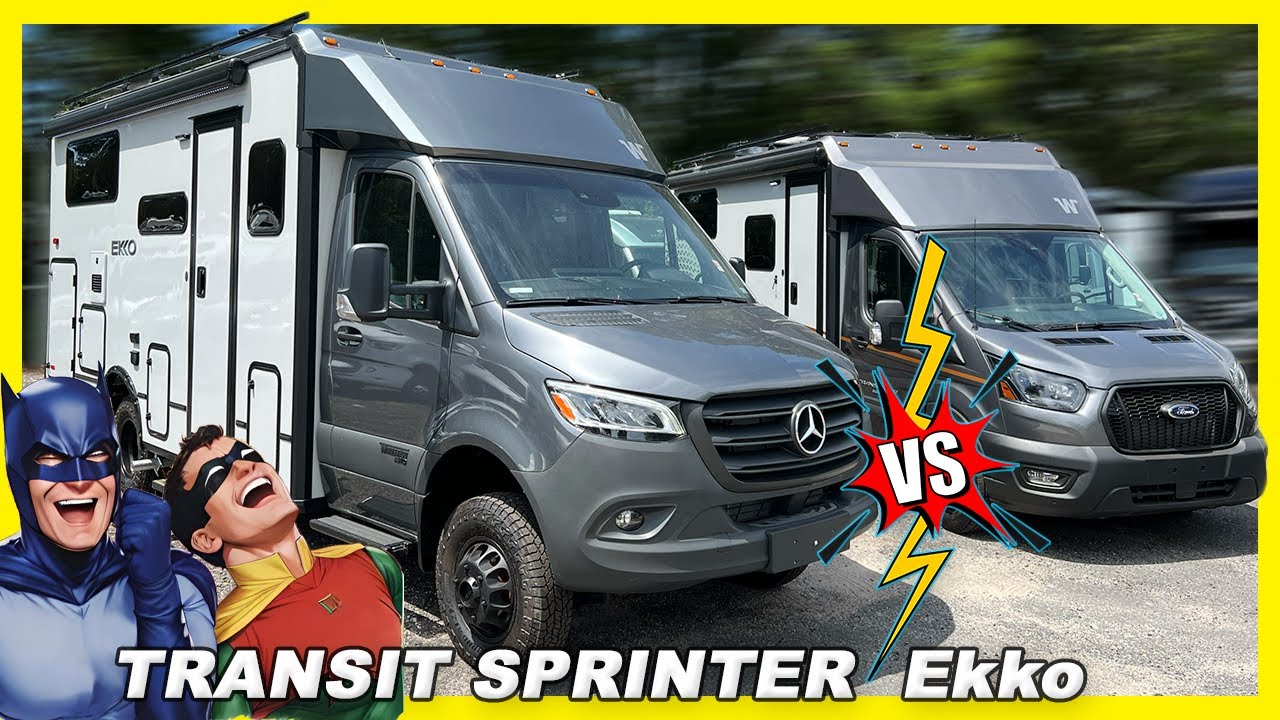 2025 Winnebago Ekko Battle! Transit 22A vs Sprinter 23B Compared!