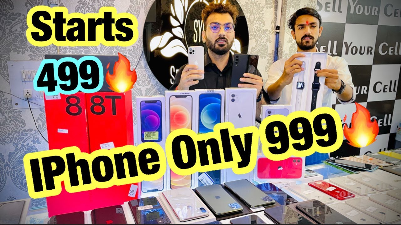 Flipkart, Amazon Stock Mai IPhone Only 999/- Android Phones Only 499/- Sell your cell super deals!