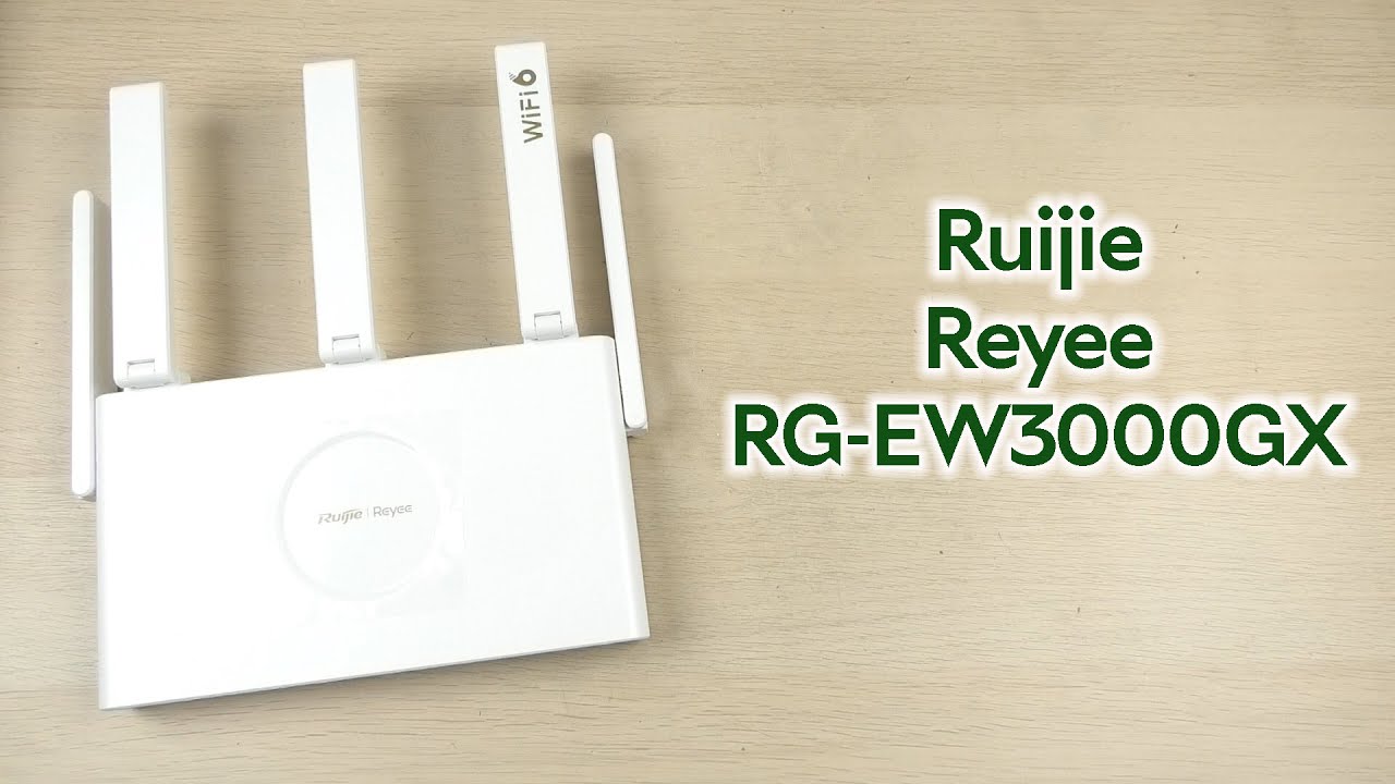 Розпаковка Ruijie Reyee RG-EW3000GX