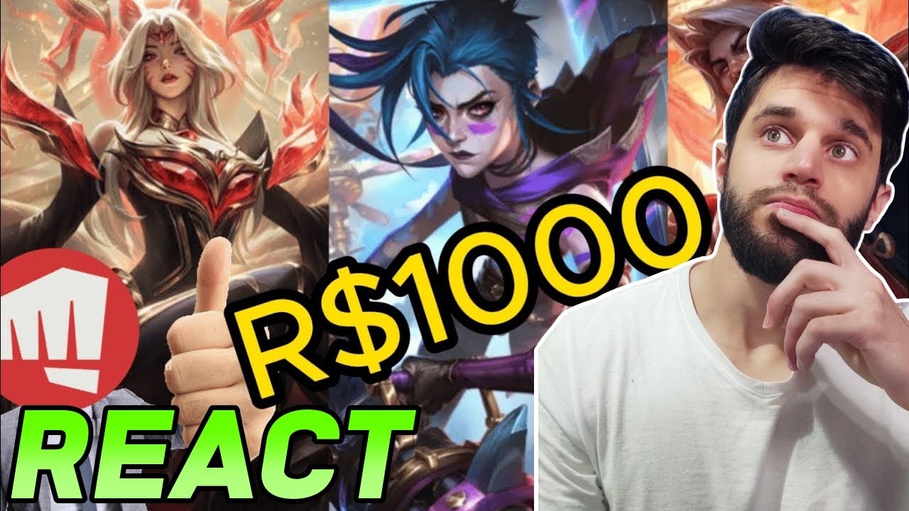 LOL É PODRE E GANANCIOSO - SOBE NO REACT
