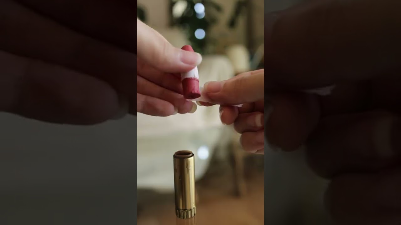 Trying to refill my vintage lipstick tube again