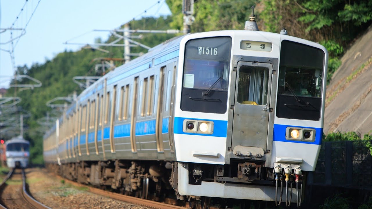 【一部区間 走行音】415系1500番台 Fo1516 車掌による癖強めアナウンス