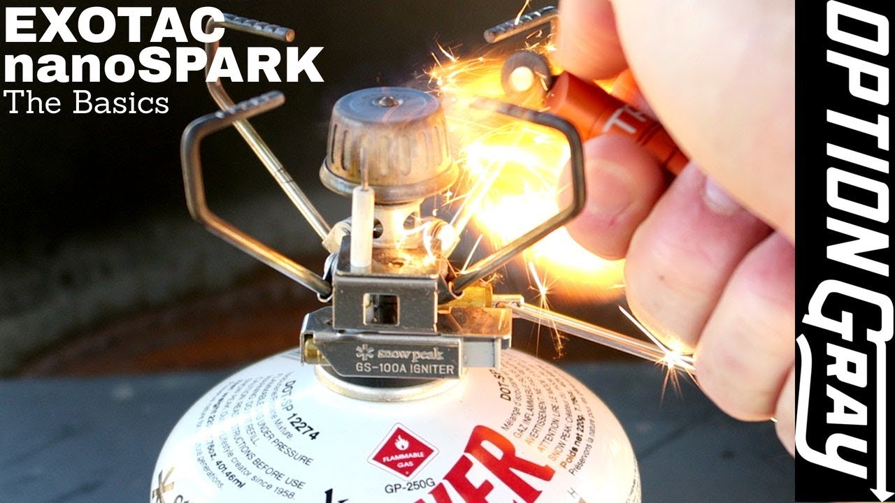EXOTAC nanoSPARK Fire Starter - How to Use