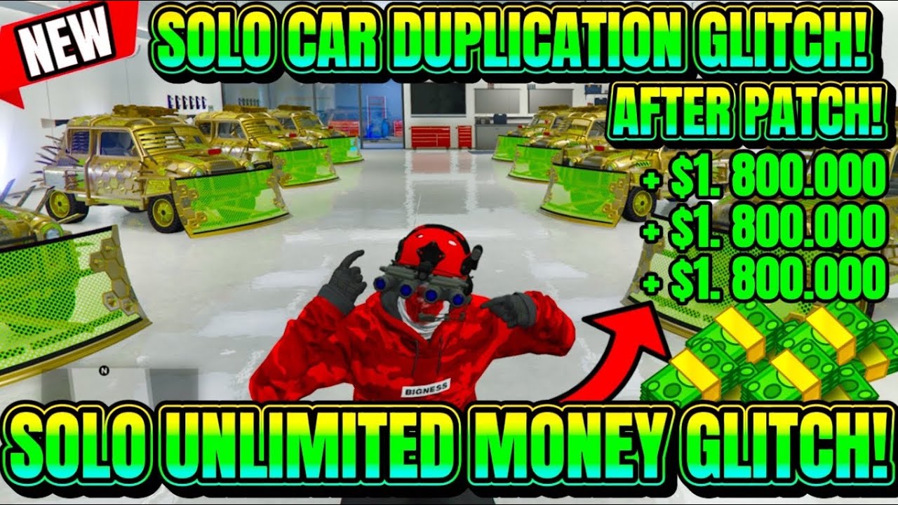 *AFTER PATCH* ✅EASY SOLO CAR DUPLICATION GLITCH IN GTA ONLINE! (UNLIMITED MONEY GLITCH)