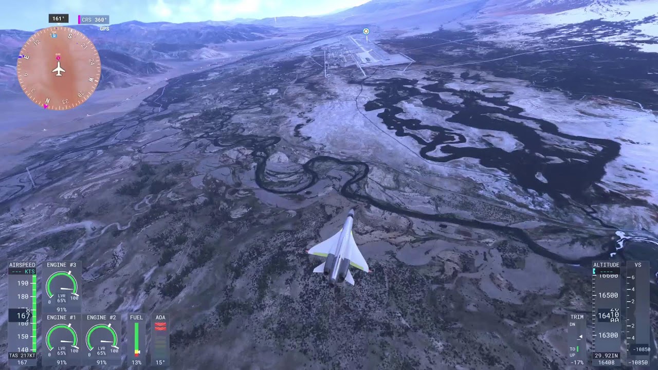 flying over Kota City Msfs. Live flight realistic landing