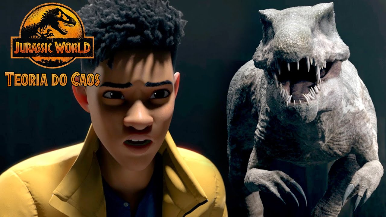 SHH! Passando por uma Baryonyx sem olhos | Jurassic World Teoria do Caos | Netflix