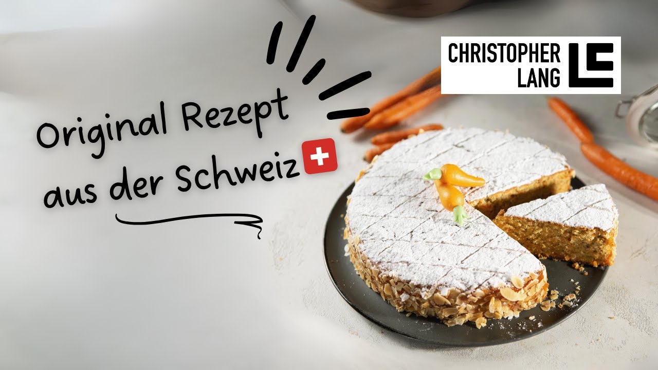Aargauer RÜEBLITORTE REZEPT backen @marcelpaa| Saftiger Karottenkuchen mit Nüssen | Christopher Lang