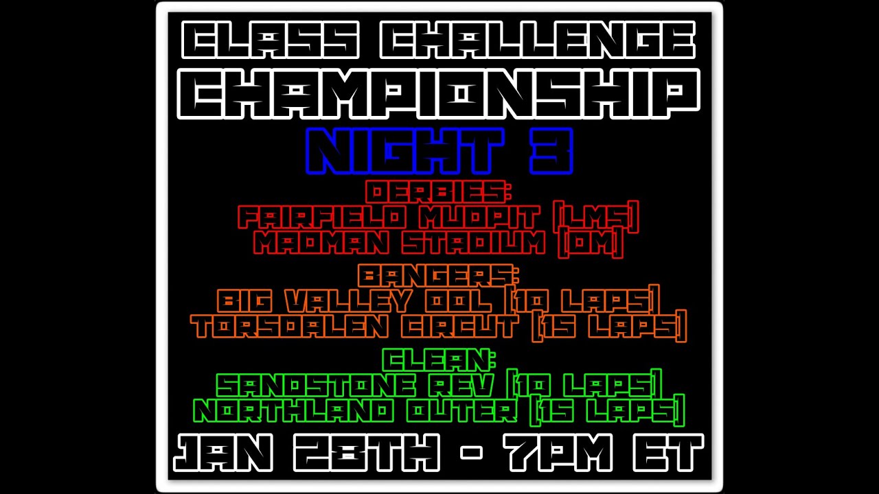 2026 SP Wreckfest Series | Class Challenge Championship Season 8 Week 3 Live