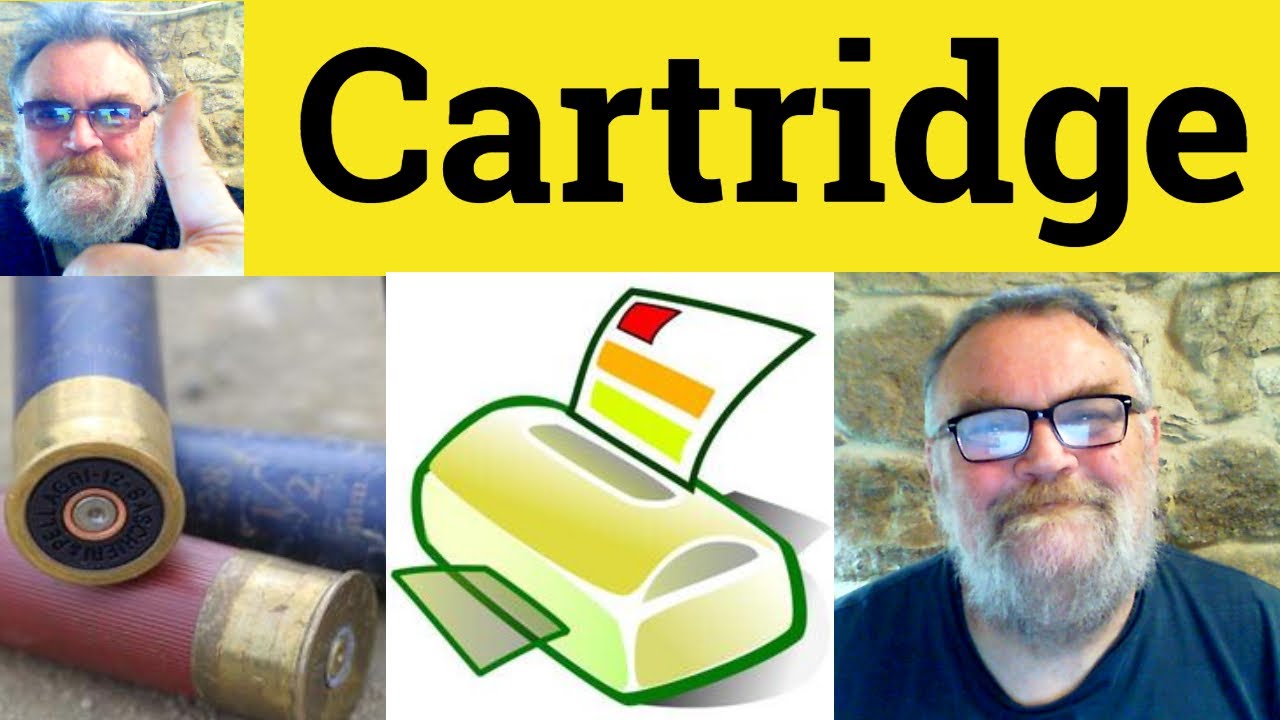 😎 Cartridge Meaning - Cartridge Defined - Cartridge Definition - Cartridge Examples - Cartridge