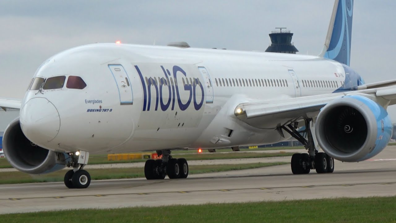 INAUGURAL SERVICE! - INDIGO B787-9 FIRST DEPARTURE AT MANCHESTER AIRPORT (MAN/EGCC), 01/07/25 ✈️