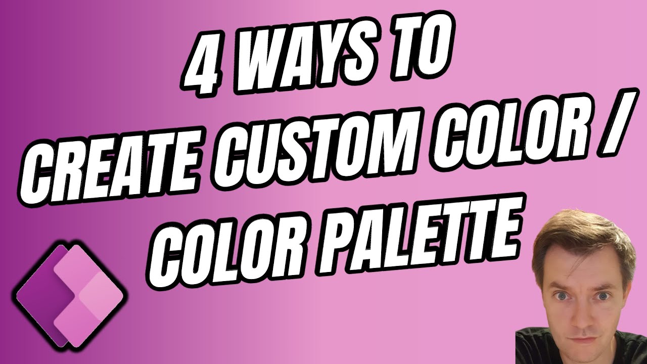 Create a Corporate Color Palette / Custom Color in PowerApps