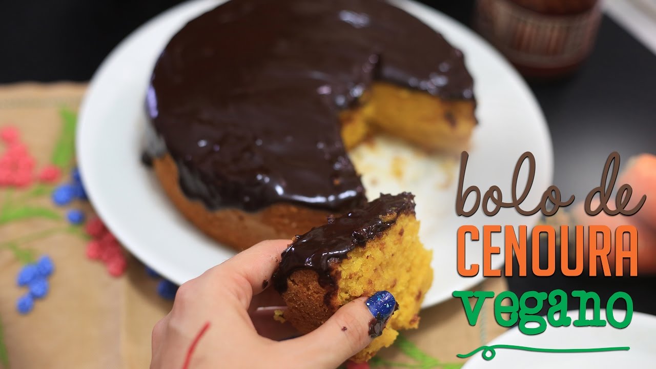 BOLO DE CENOURA VEGANO | FOFINHO E SABOROSO | TNM Vegg