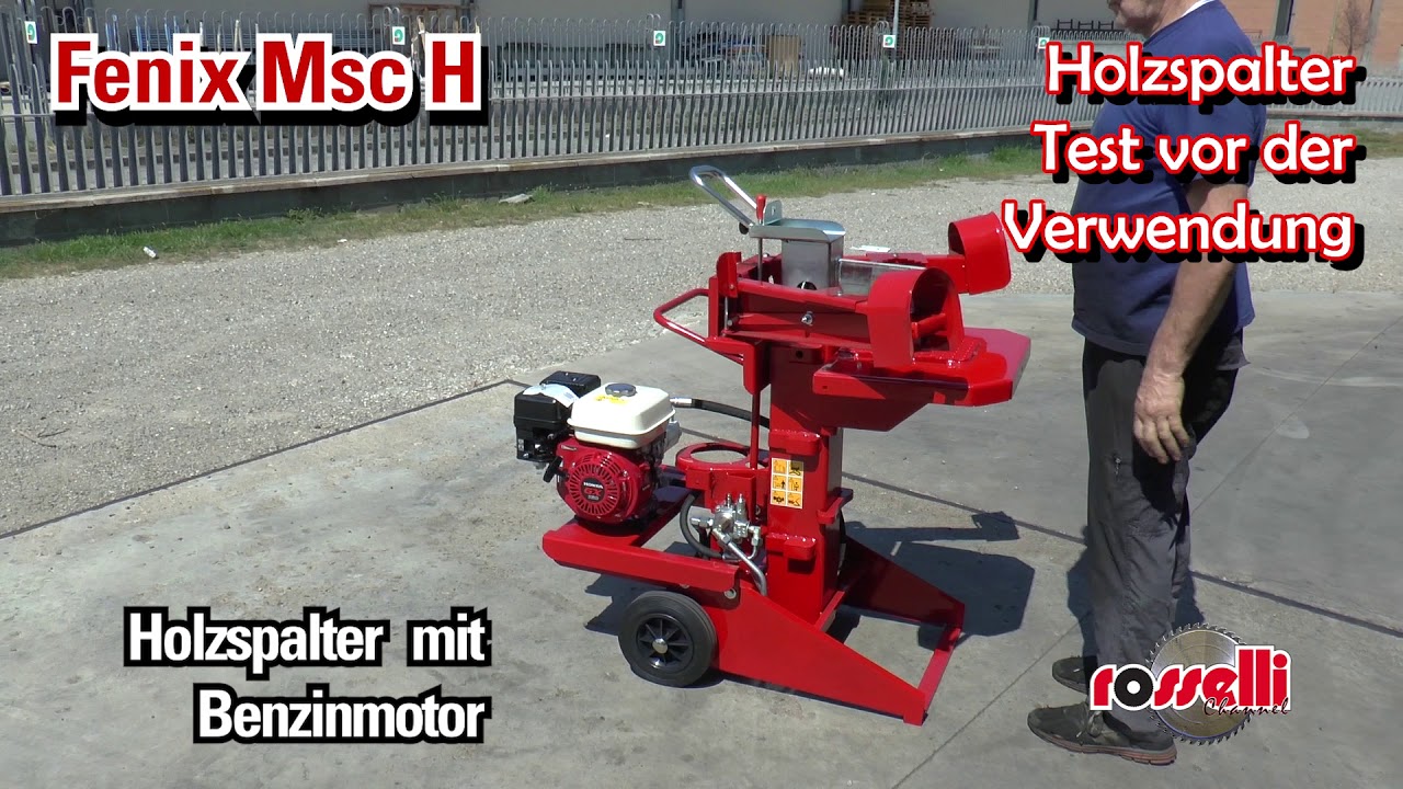 Holzspalter professionelle benzinmotor Honda - Fenix Msc-H - Rosselli Snc