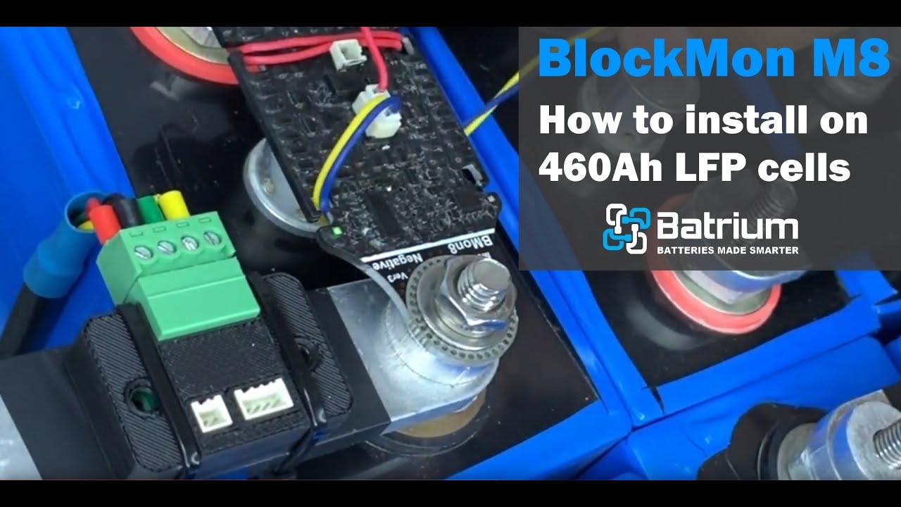 Batrium BlockMon M8 installation video