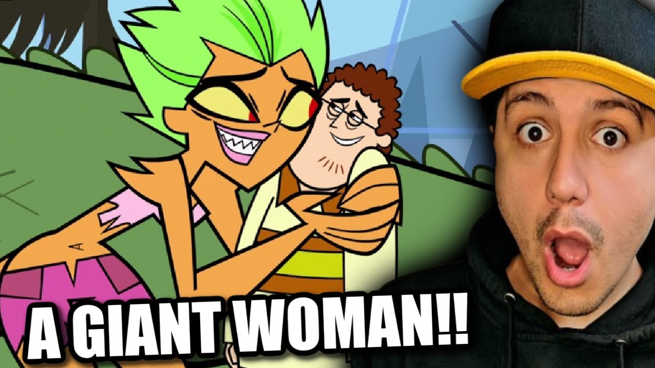 Total Drama Revenge Of The Island Ep 5-8 (REACTION) A GIANT MONSTER WOMAN?!