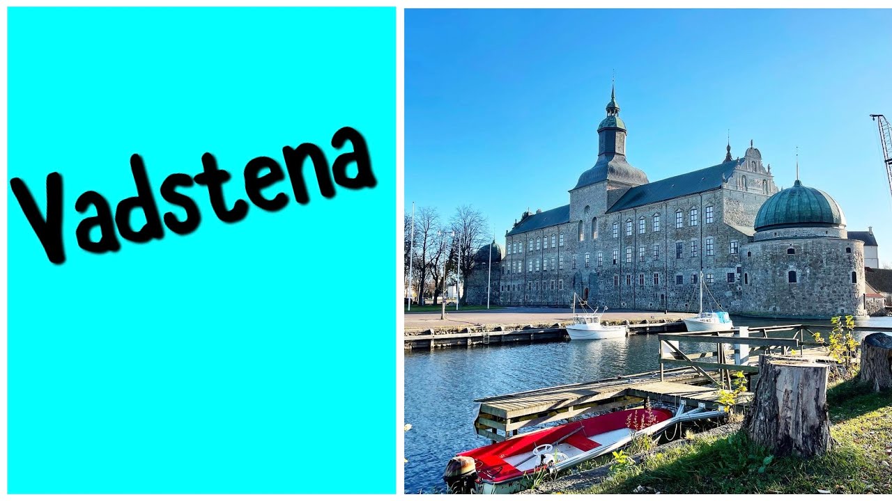 Vi hämtar Peppe från verkstan och drar till Vadstena - Downtown Camper, ställplatsen i Vadstena hamn