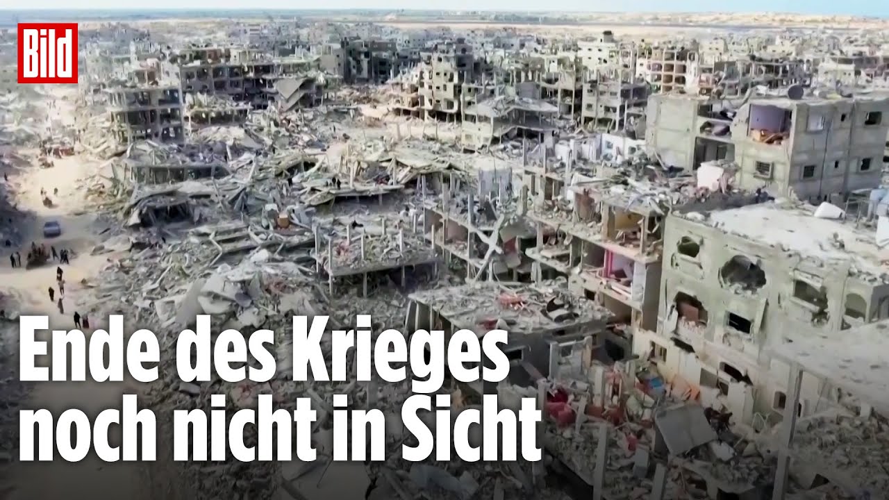 Gaza: Drohnenaufnahmen zeigen Ausma&szlig; der Zerst&ouml;rung