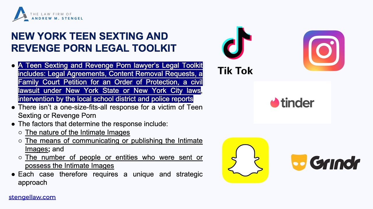 Teen Sexting Info For Parents and Victims / New York Teen Sexting Lawyer