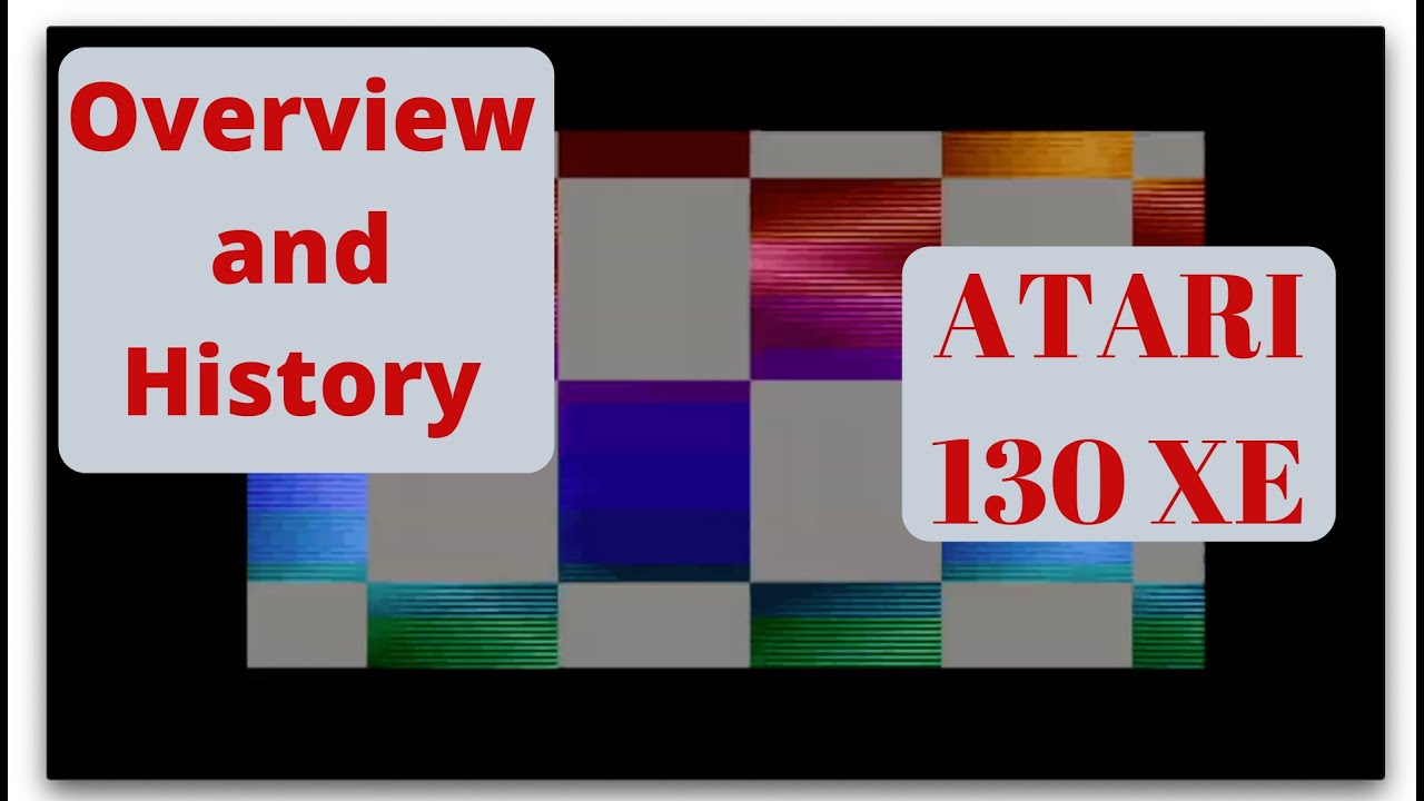 Atari 130 XE Computer Overview and Repair