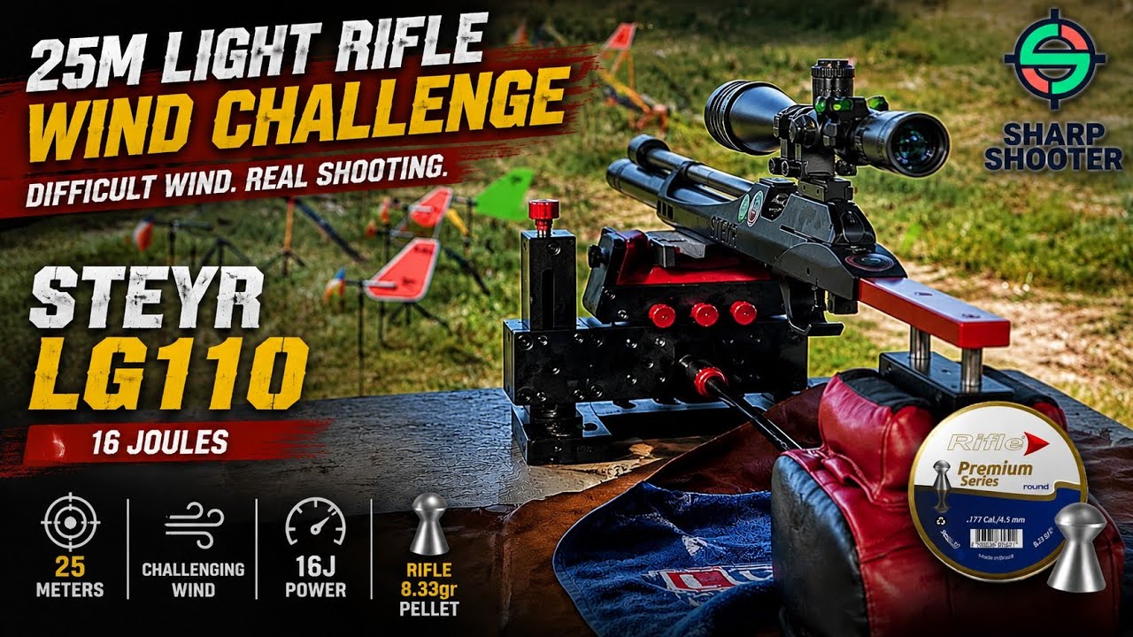 25m Airgun Benchrest Light Rifle 16J