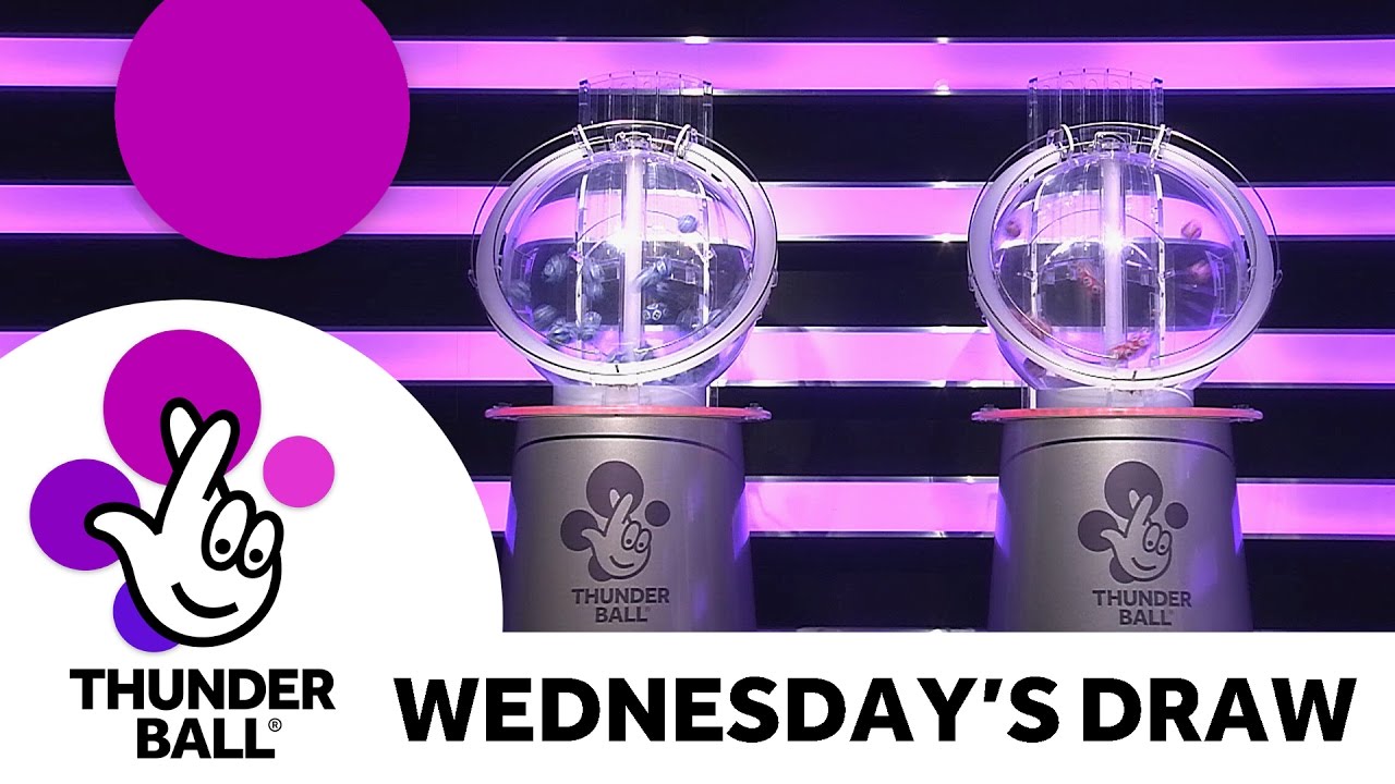 The National Lottery &lsquo;Thunderball&rsquo; draw results from Wednesday 12th April 2017