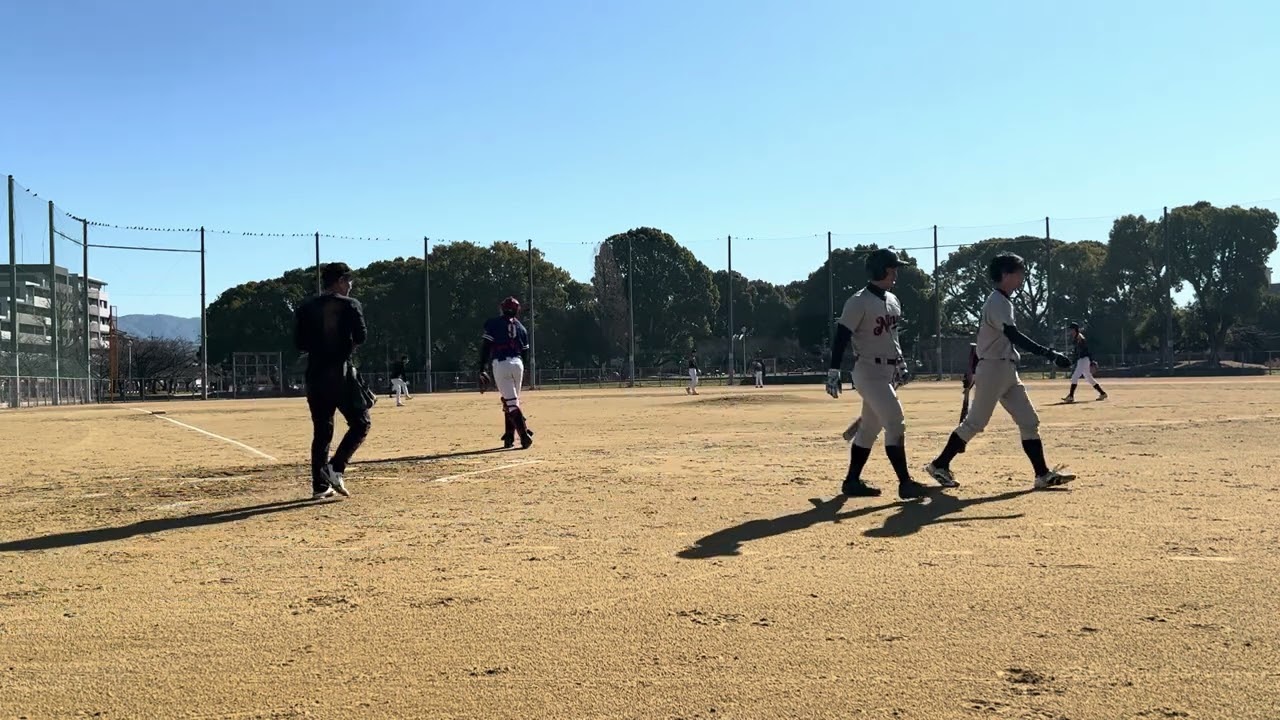 2026.1.10【練習試合】vs野球同好会様⚾️まさかの60分ゲーム笑