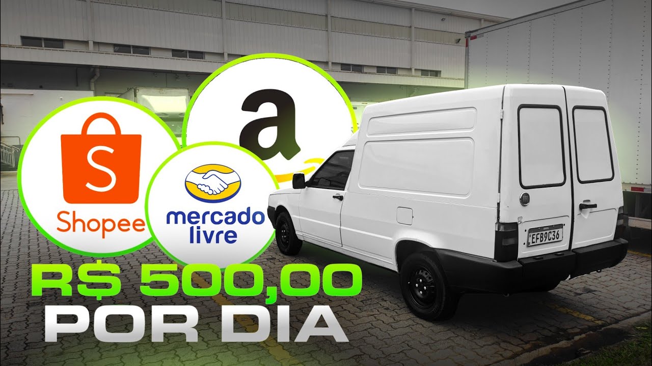 500$ REAIS POR DIA COM ENTREGAS DE FIORINO!