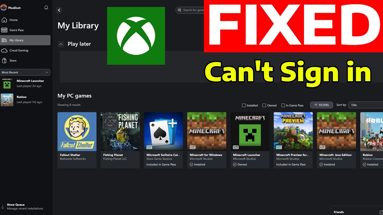 How To Fix Xbox App Can&rsquo;t Sign In on Windows PC