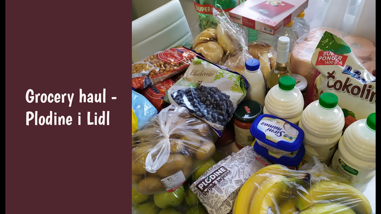 Grocery haul - Plodine i Lidl