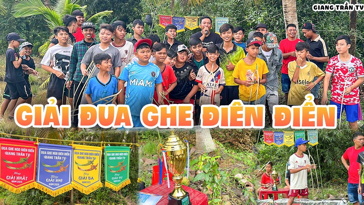 Giải Đua Ghe Ngo Điên Điễn Lớn Nhất Miền Tây Của Team Giang trần TV qúa hấp dẫn | phần 1 