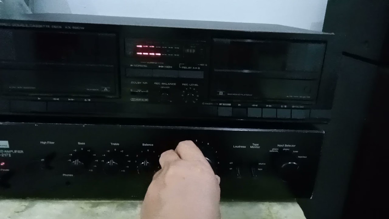 Tape deck/cassette deck Kenwood KX 58 CW