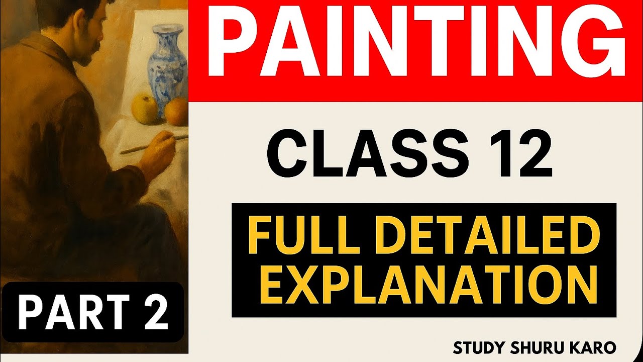 Class 12 painting chapter 1 part 2 #painting #paintingboardexam #rajasthanischoolofpainting 