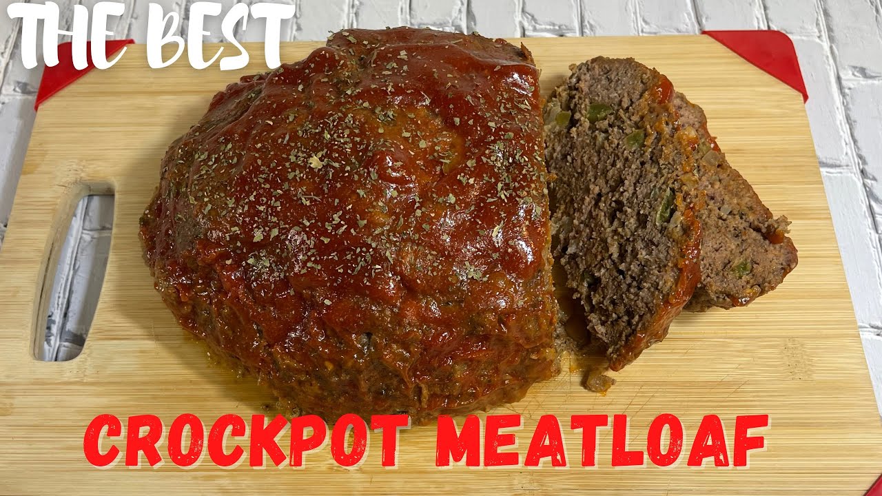 The BEST Crockpot Meatloaf | SlowCooker Meatloaf | Crock Pot Recipes |