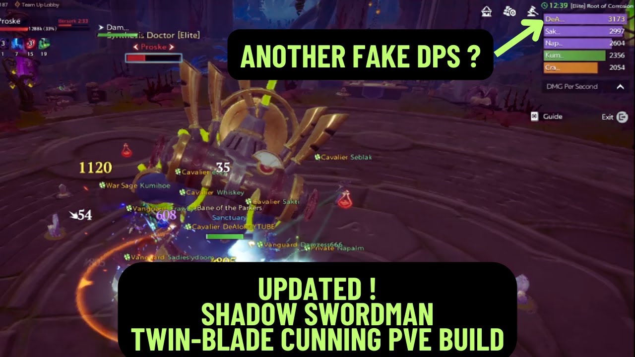 NEWEST RAID TEST WITH UPDATED SHADOW SWORDMAN TWIN-BLADE CUNNING PVE BUILD | TARISLAND MMORPG