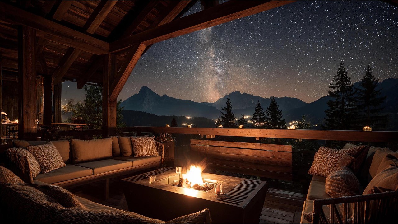 Your Mountain Escape 🎹 Soulful Piano & Crackling Fire Secrets