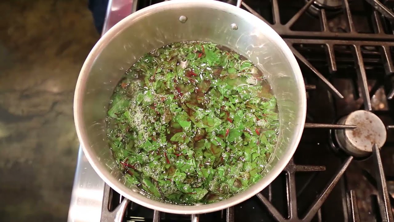 How to Make Creamed Swiss Chard | SAM THE COOKING GUY