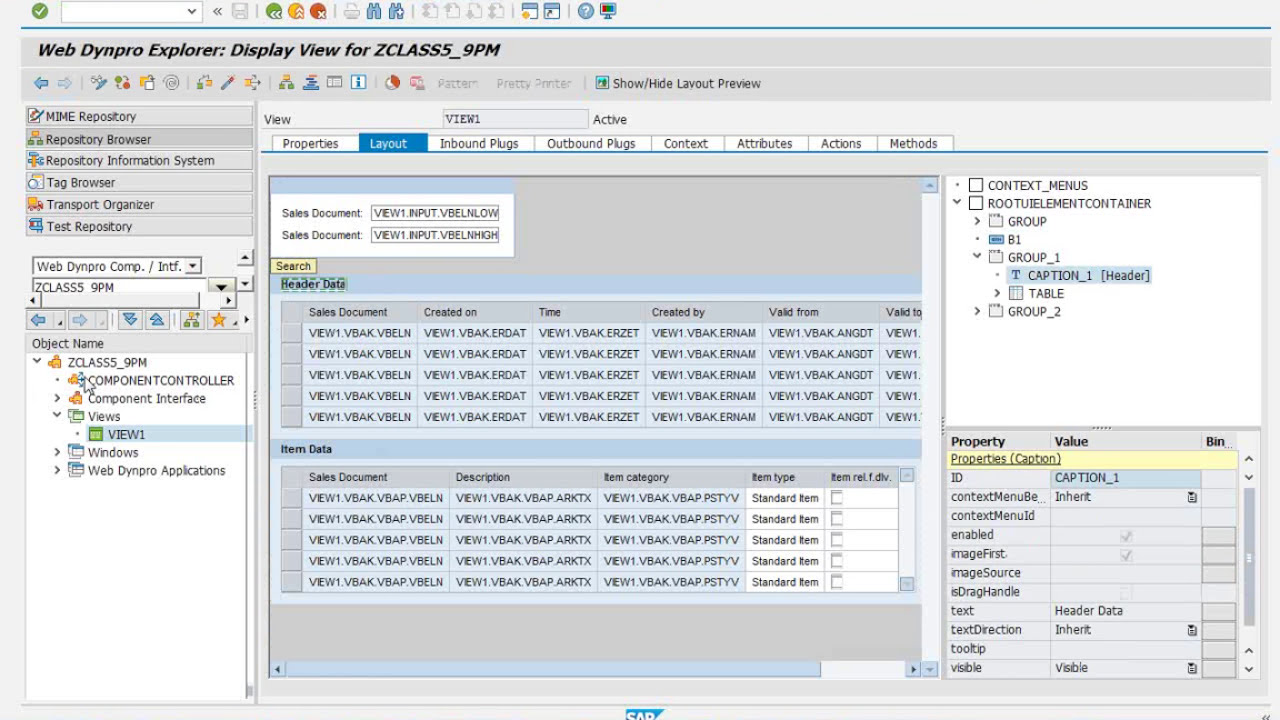 SAP Web Dynpro Integrate WDA in Portal Tutorials | WDA Windows