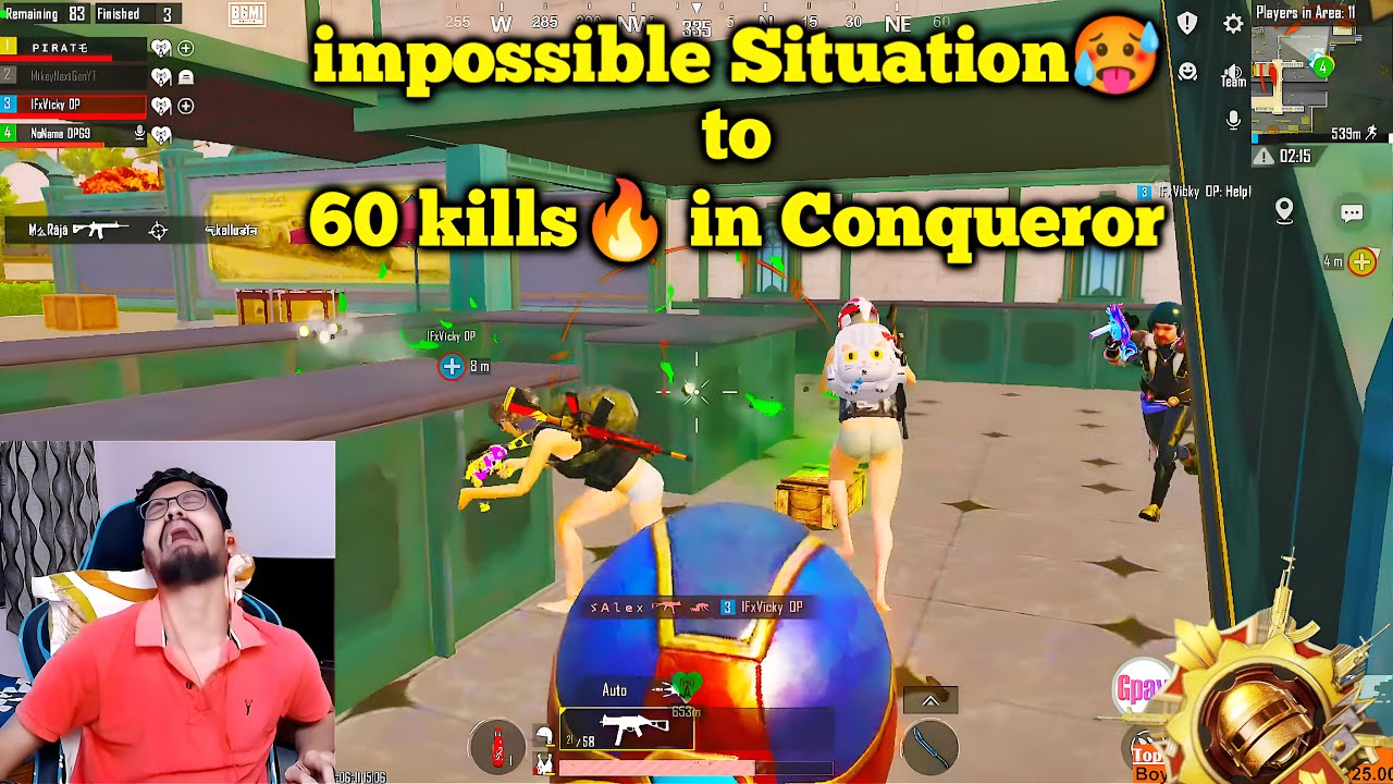 My Highest Kills in Conqueror🔥 3.8 Update with Squad, Must Watch👌
