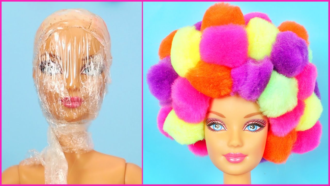 DIY Barbie Hacks and Crafts ~ How to Make Barbie Hairstyles, Clothes, Shoes and Bag Easy Life Hacks
