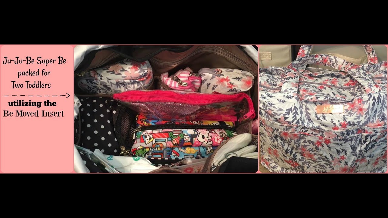 Review/Packing Video: Ju-Ju-Be Super Be for Two Toddlers (using Be Moved Insert)