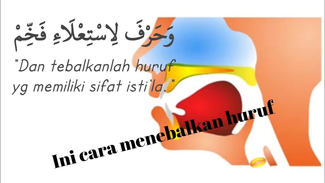 Cara Melafalkan Huruf-huruf Tafkhim (tebal) | Huruf Isti'la