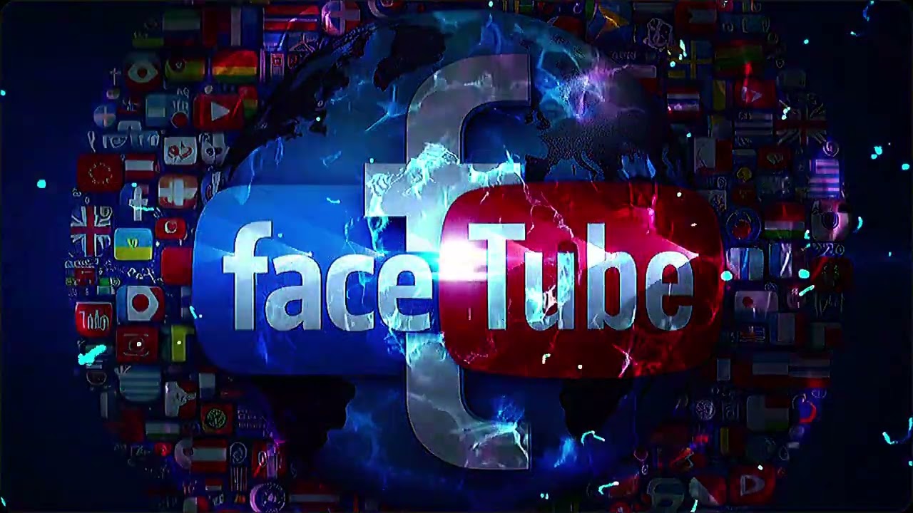 Entertainment by FaceTube 3D Animation Logo Create Done