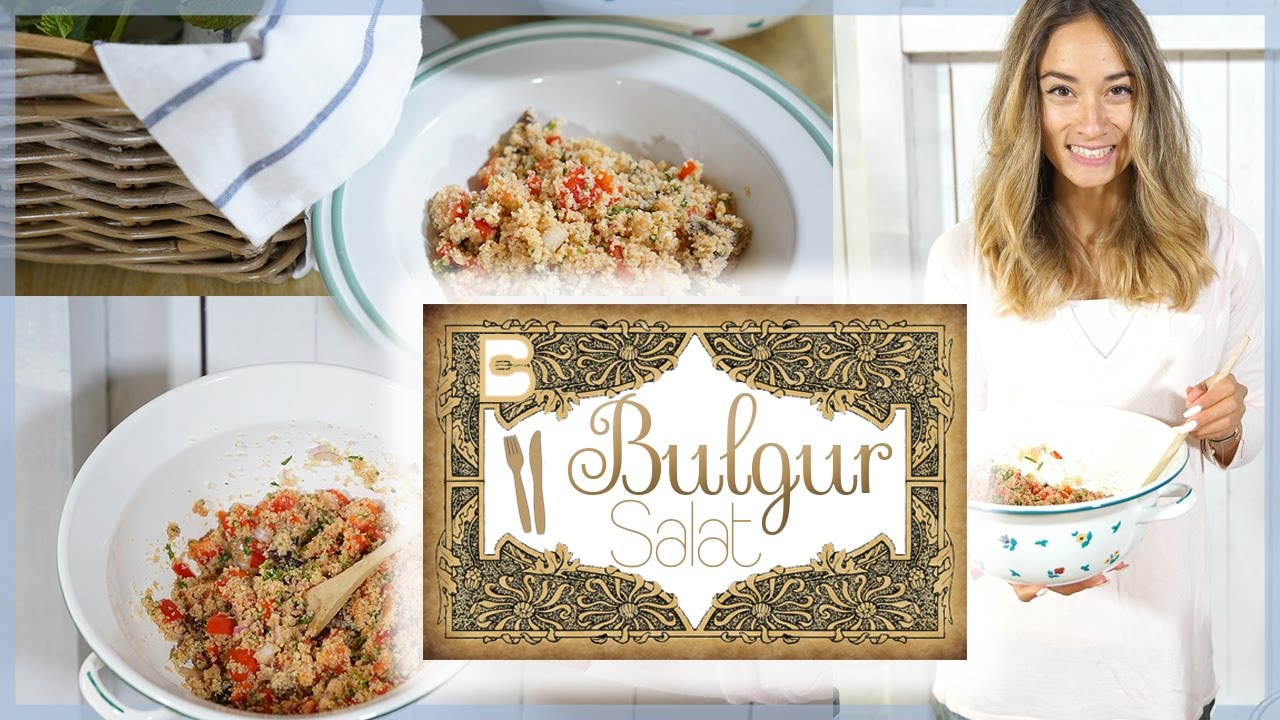 Gesundes Essen zum Mitnehmen in Uni /Schule /Arbeit - Bulgursalat - wenig Fett - Fitnessfood