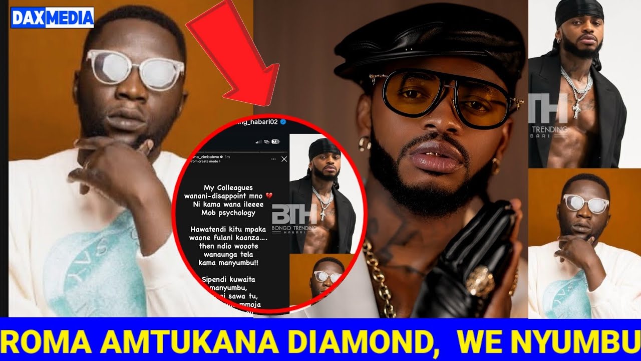 ROMA MKATOLIKI; Amchana DIAMOND kwa kauli yake hadharani "KENGE" Ajibu kwa ujumbe mzito leo