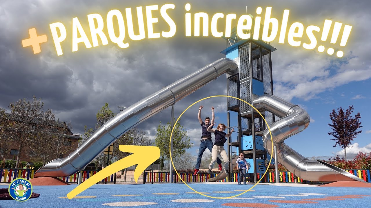 💥 5 PARQUES infantiles al AIRE LIBRE donde ir con niños y jugar en Madrid GRATIS | Ocio en Familia 🟢