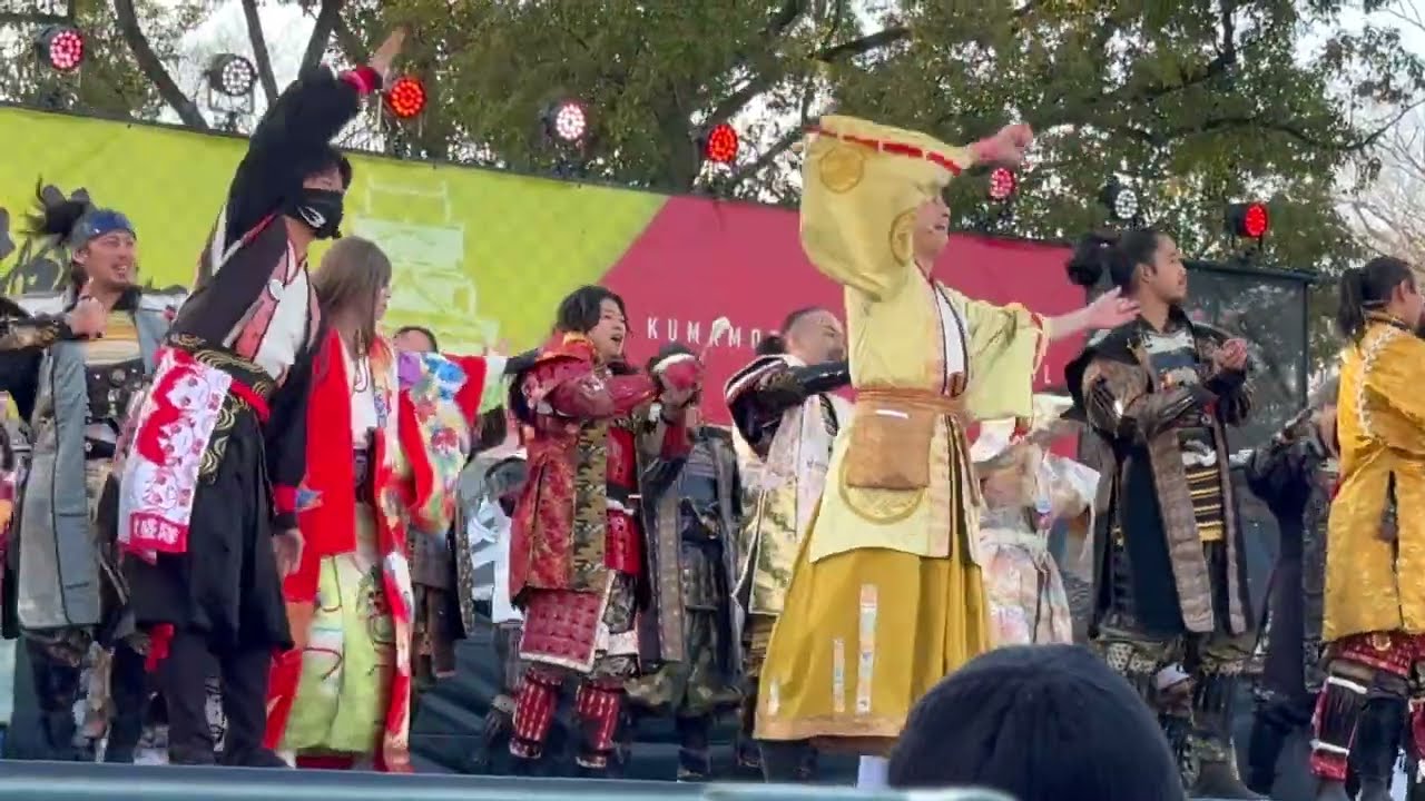 福岡おもてなし武将隊ほか 20260307〜二の丸ステージでフィナーレ①日目 熊本城で会おう武士の魂
