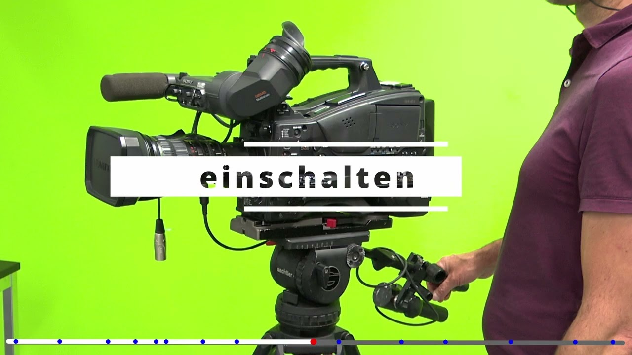Sony PMW-500 Aufbau und Inbetriebnahme