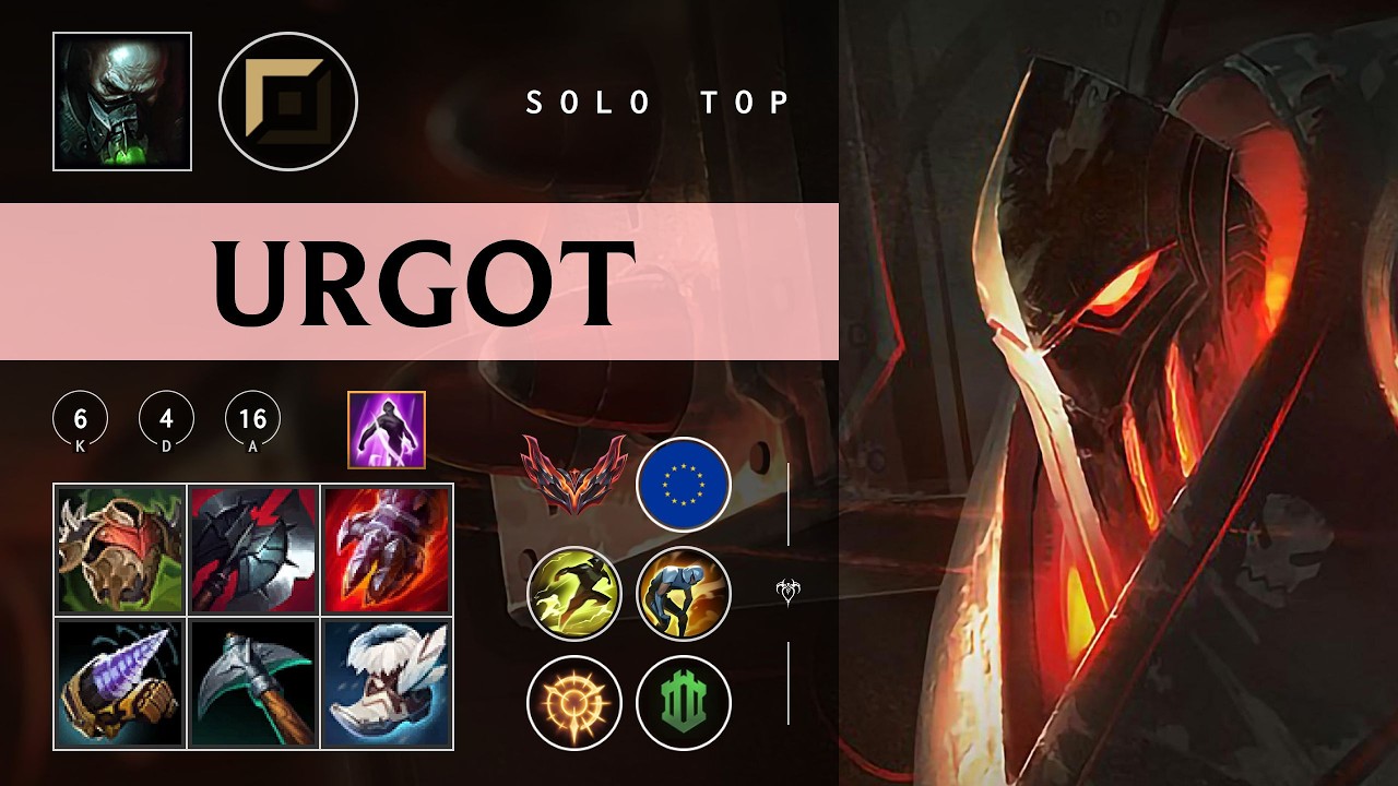Urgot Top vs Irelia - EUW Grandmaster Patch 26.04